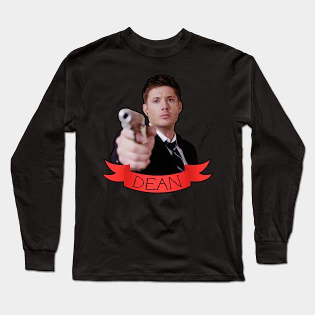 Dean Winchester Long Sleeve T-Shirt by hunnydoll